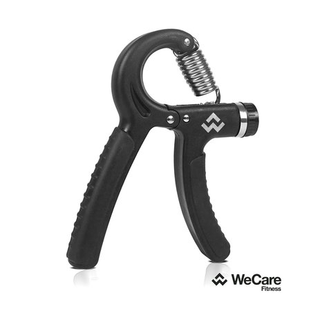 Wecare Fitness Resistance Hand Grip Strength Trainer, Adjustable Non-Slip, Black WF-RHG-BLK